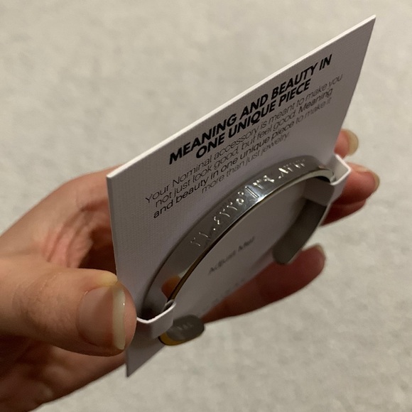 Nominal Men’s Silver Bracelets with Kaaba Coordinates - Picture 7 of 14